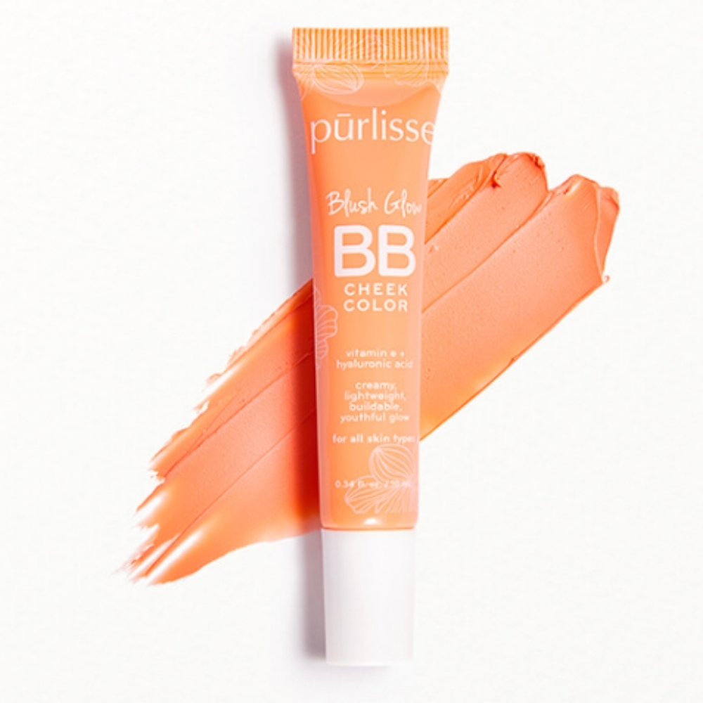 PURLISSE BEAUTY Blush Glow BB Cheek Color in Malibu Peach